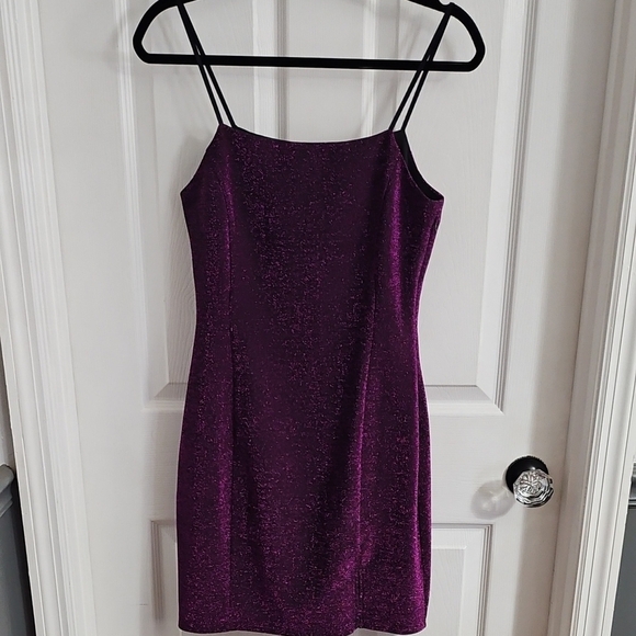 Lulus Dresses & Skirts - Lulu's Glittering Purple Mini Dress